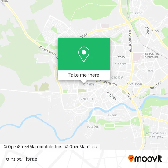 Карта שכונה ט'