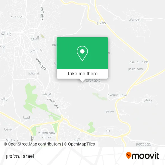 Карта תל ציון