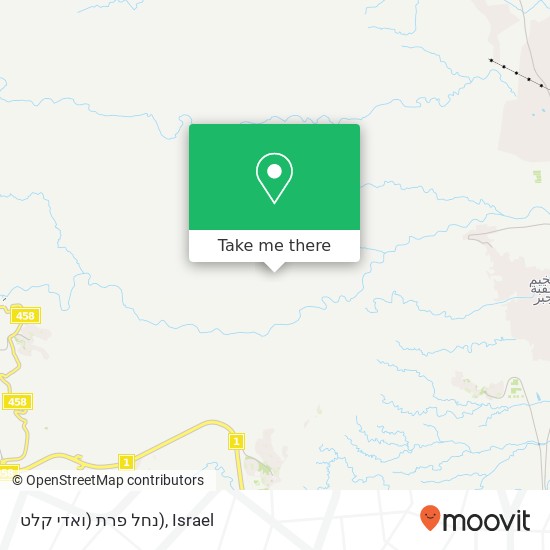 נחל פרת (ואדי קלט) map