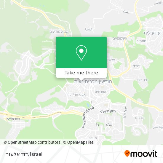 דוד אלעזר map
