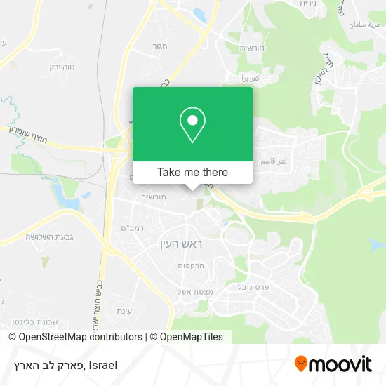 Карта פארק לב הארץ