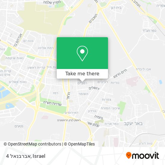 אברבנאל 4 map