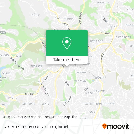 מרכז הקונגרסים בנייני האומה map