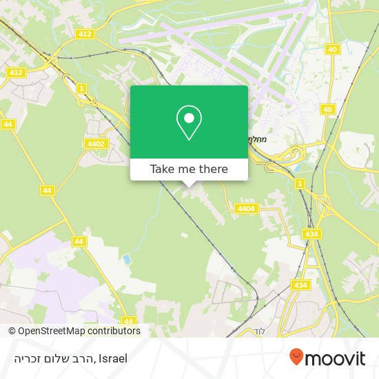 הרב שלום זכריה map