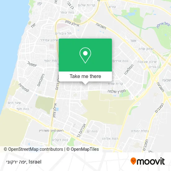 Карта יפה ירקוני