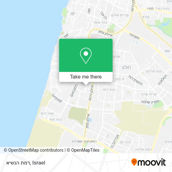 Карта רמת הנשיא