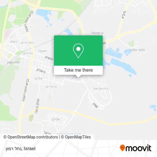 Карта נחל רמון