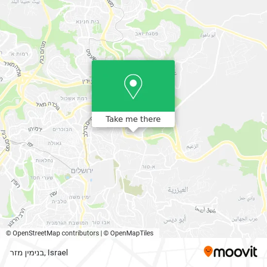 Карта בנימין מזר
