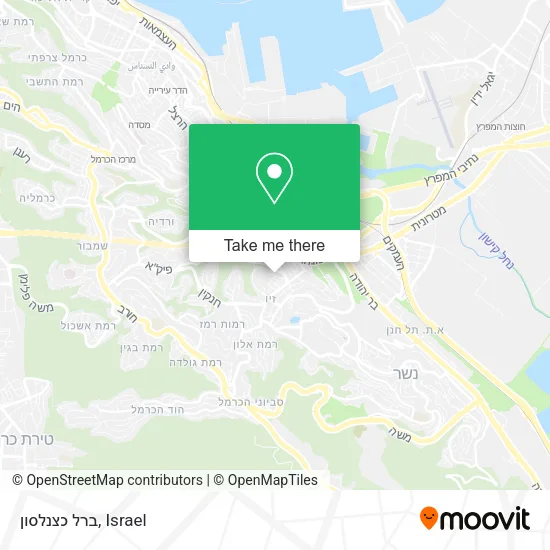 ברל כצנלסון map