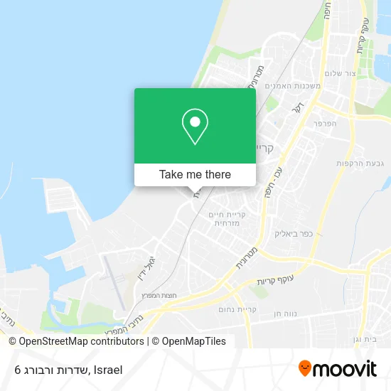 Карта שדרות ורבורג 6