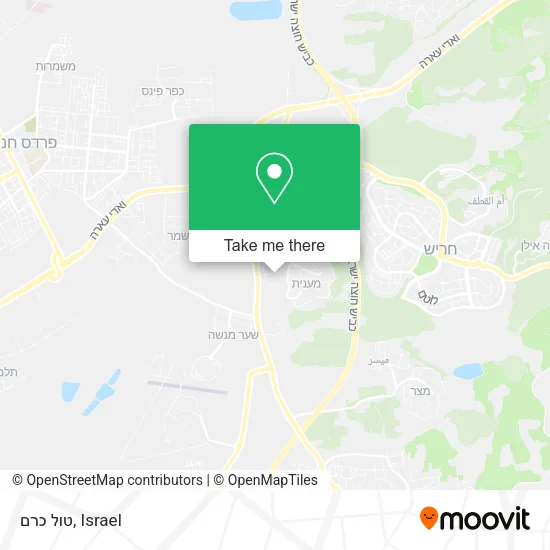 Карта טול כרם