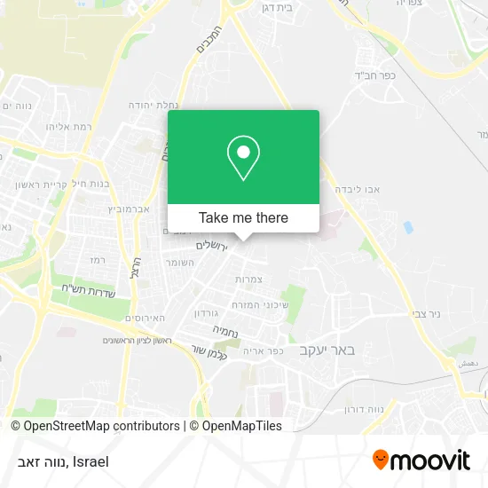 Карта נווה זאב