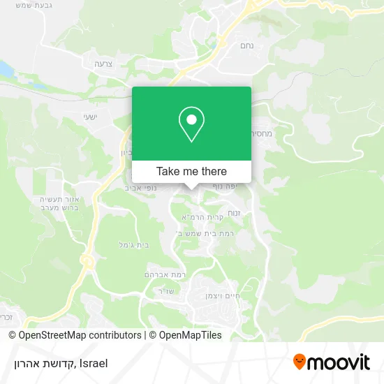 Карта קדושת אהרון