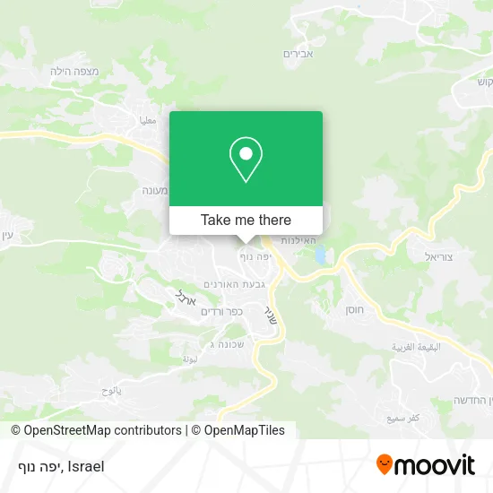 Карта יפה נוף