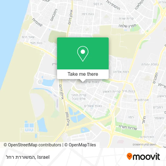 Карта המשוררת רחל