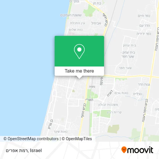 Карта רמת אפרים