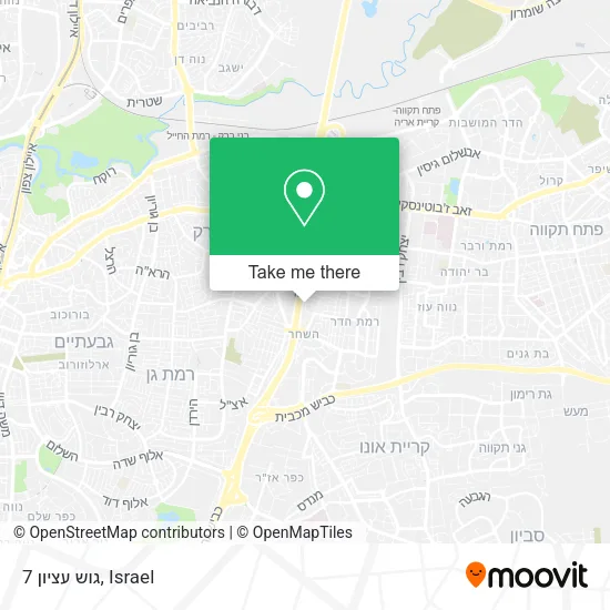 Карта גוש עציון 7