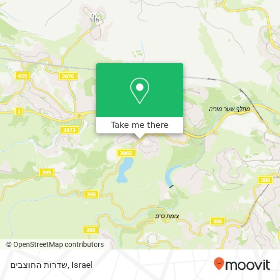 שדרות החוצבים map