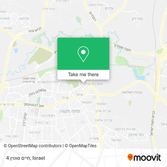 Карта חיים סוטין 4