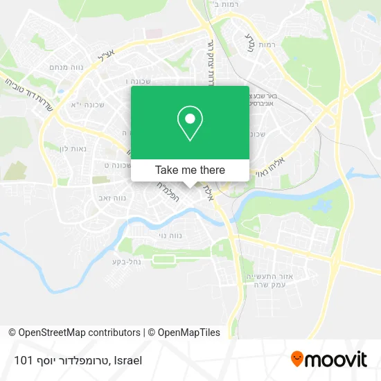 Карта טרומפלדור יוסף 101