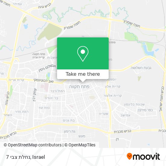 נחלת צבי 7 map