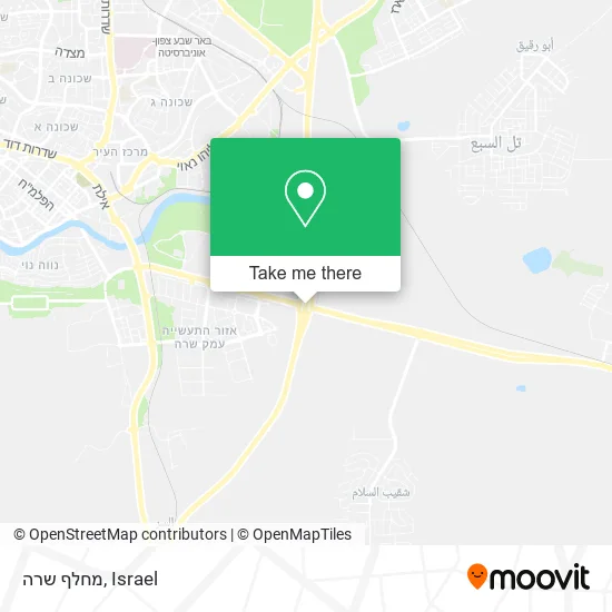Карта מחלף שרה