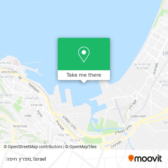 מפרץ חיפה map