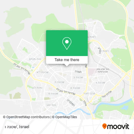Карта שכונה ו'