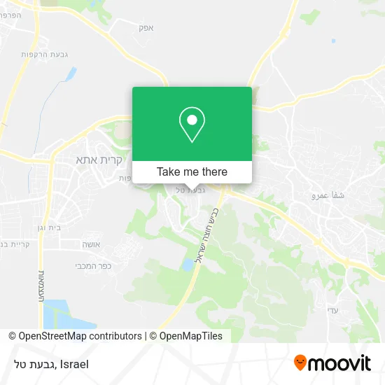 Карта גבעת טל