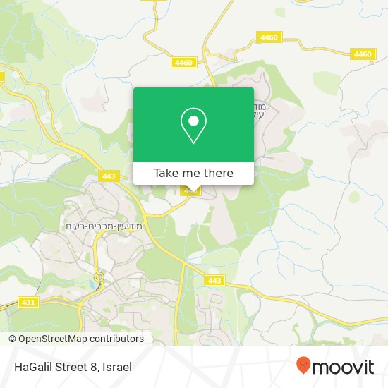 Карта HaGalil Street 8