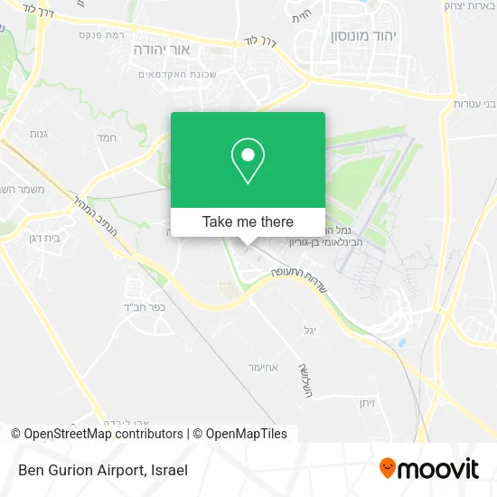 Карта Ben Gurion Airport