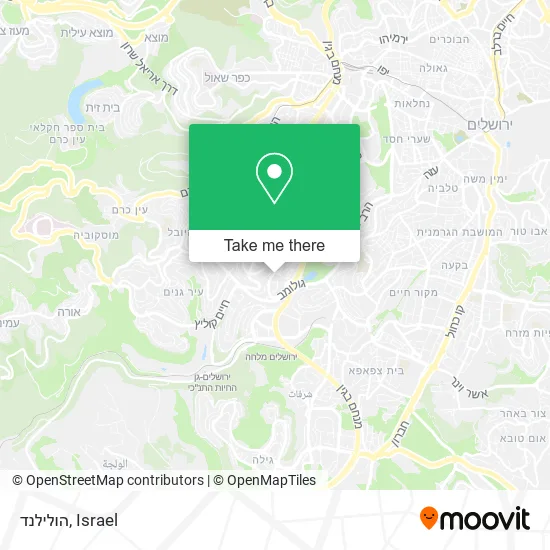 Карта הולילנד