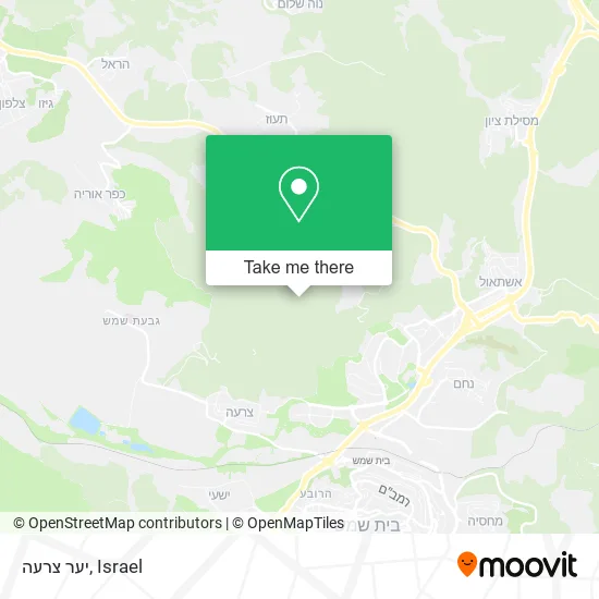Карта יער צרעה