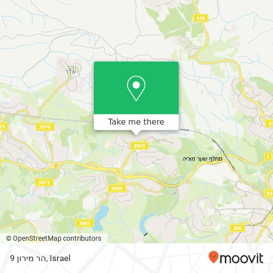 Карта הר מירון 9