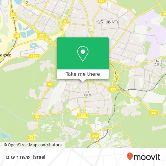 ששת הימים map