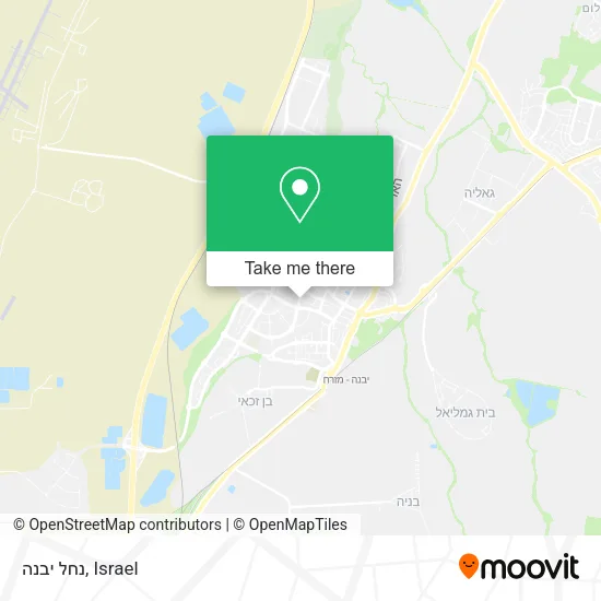 Карта נחל יבנה