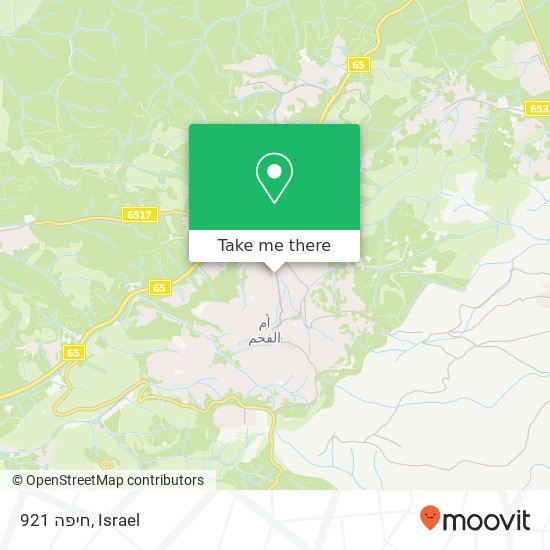 חיפה 921 map