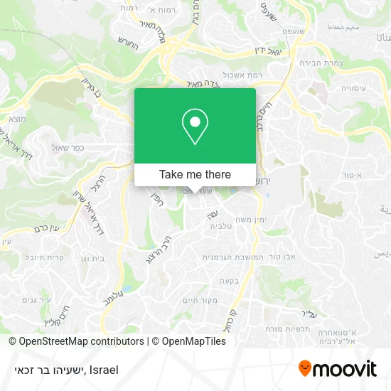 ישעיהו בר זכאי map