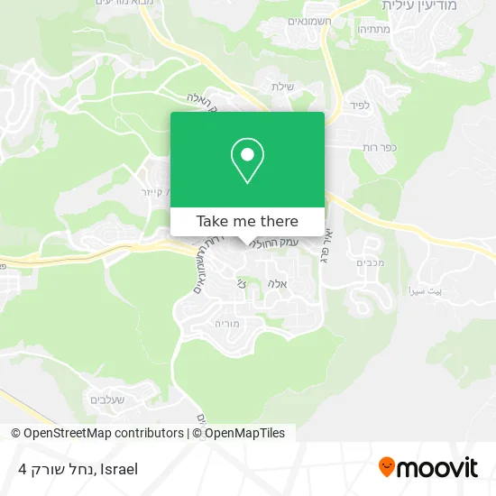 Карта נחל שורק 4