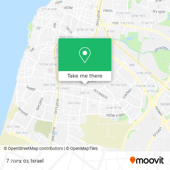 נס ציונה 7 map