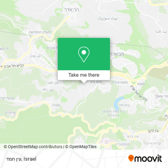 Карта עין חמד