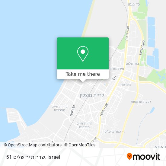 שדרות ירושלים 51 map