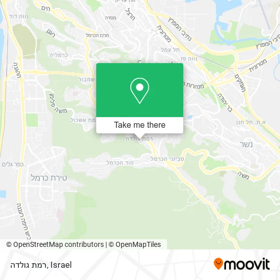 Карта רמת גולדה
