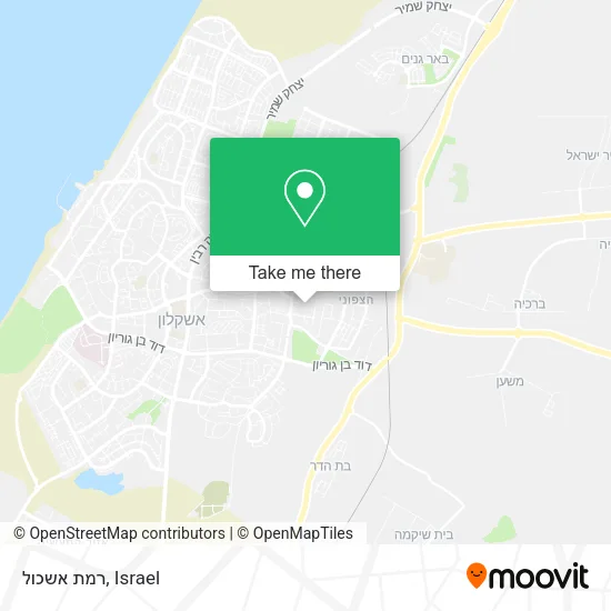Карта רמת אשכול