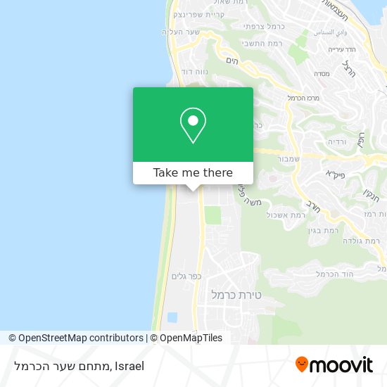 מתחם שער הכרמל map