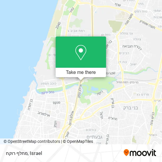 Карта מחלף רוקח