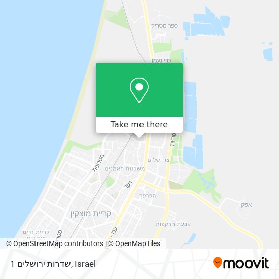 Карта שדרות ירושלים 1