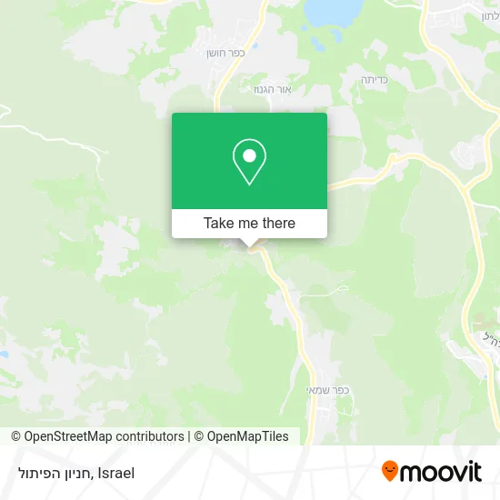 Карта חניון הפיתול