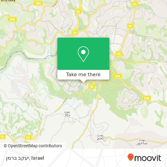 יעקב ברמן map