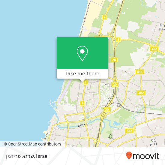 שרגא פרידמן map